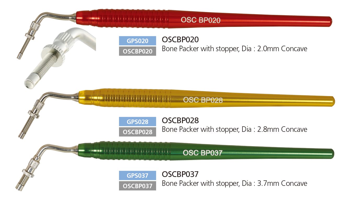 bone packer with stopper