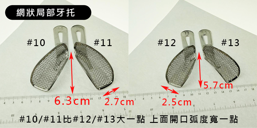 網狀局部牙托