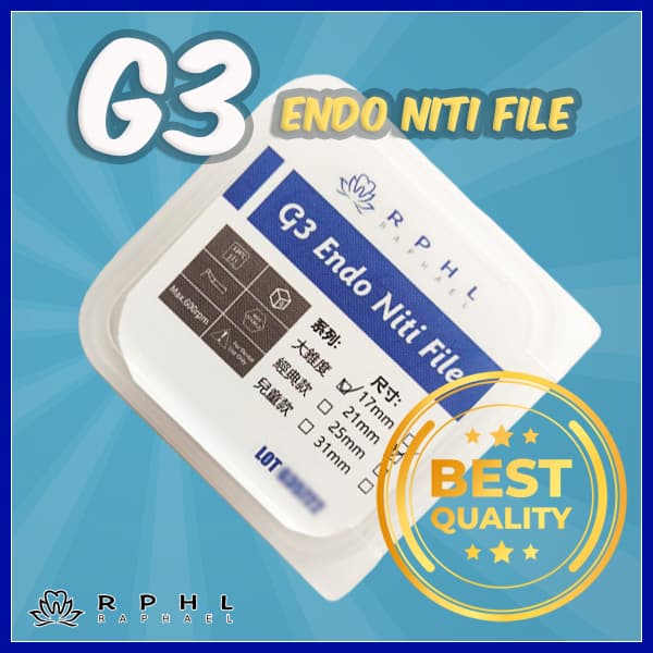 【特價$800】RPHL G3 Endo Niti-File(買5+1/10+3)