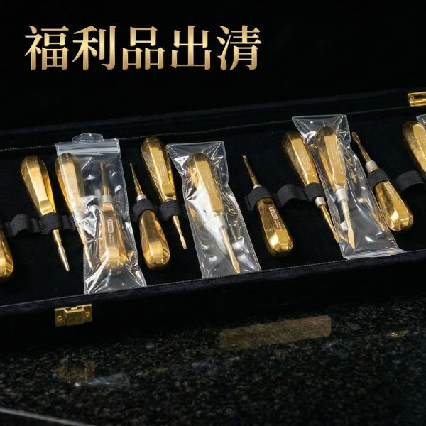 【僅此一組】福利品$7000-全套鍍鈦牙根鋌 (14支)