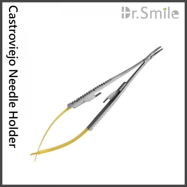 【特價$1200】鎢鋼魚尾持針器(14.5cm直/彎)