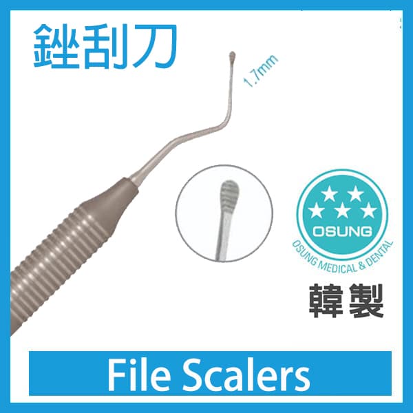 File Scalers 金屬柄牙周銼刮刀